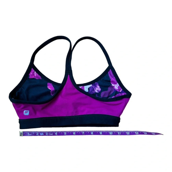 Fabletics Reversible Sports Bras Floral Purple Pink Size S - Picture 5 of 6